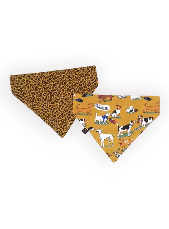 Adorable Friends & Animal Print μπαντάνα σκύλου